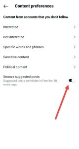 suggested content